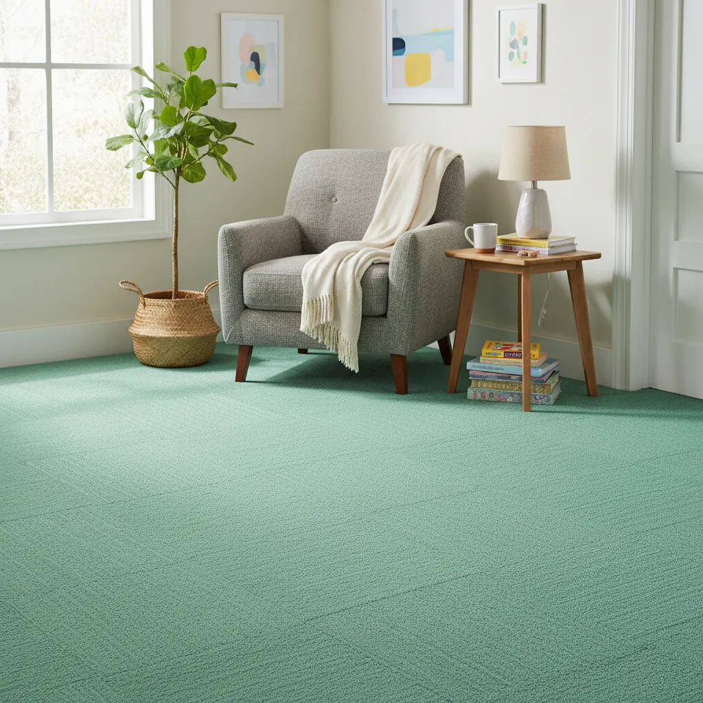 Playful Marled Carpet Tile
