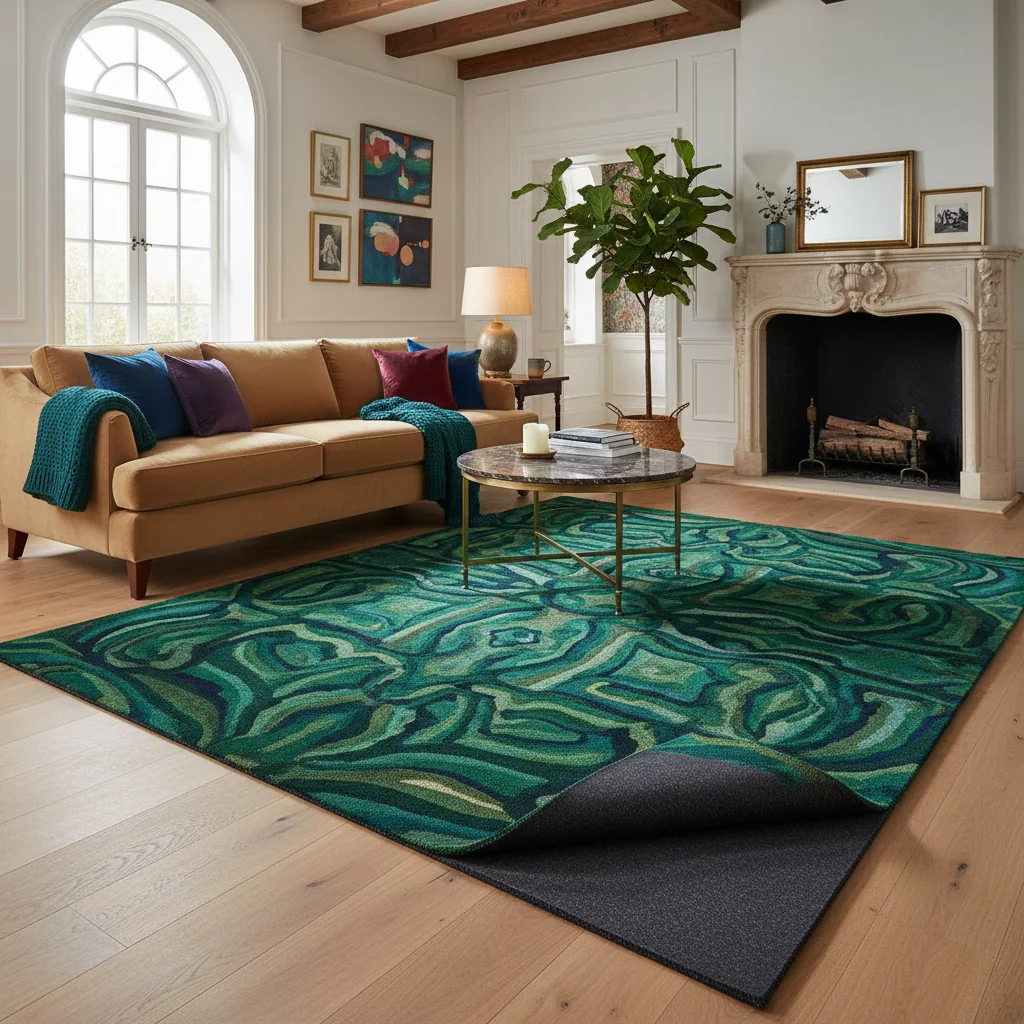 Emerald Abstract Carpet Dubai