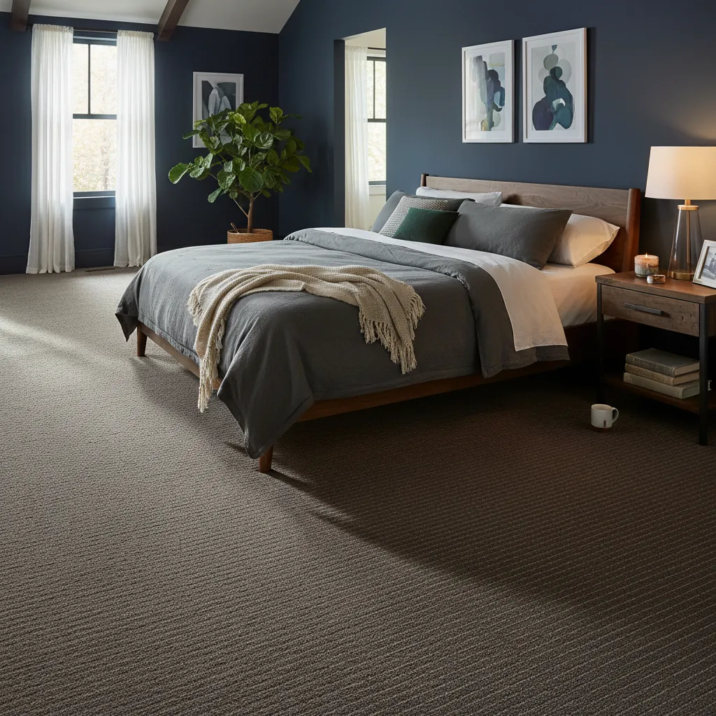 Shadow Stripe Bedroom Carpet