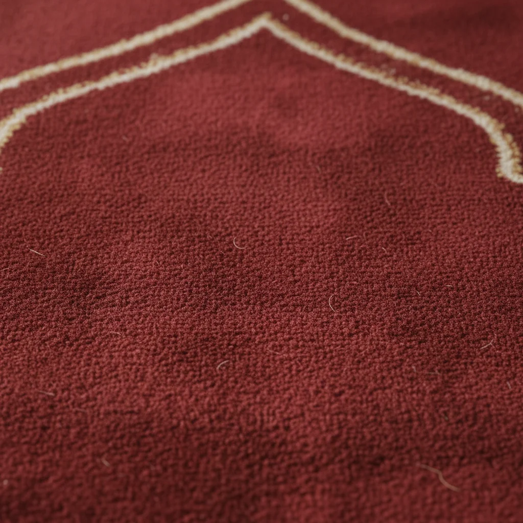Red Mihrab Mosque Carpet - Image 2