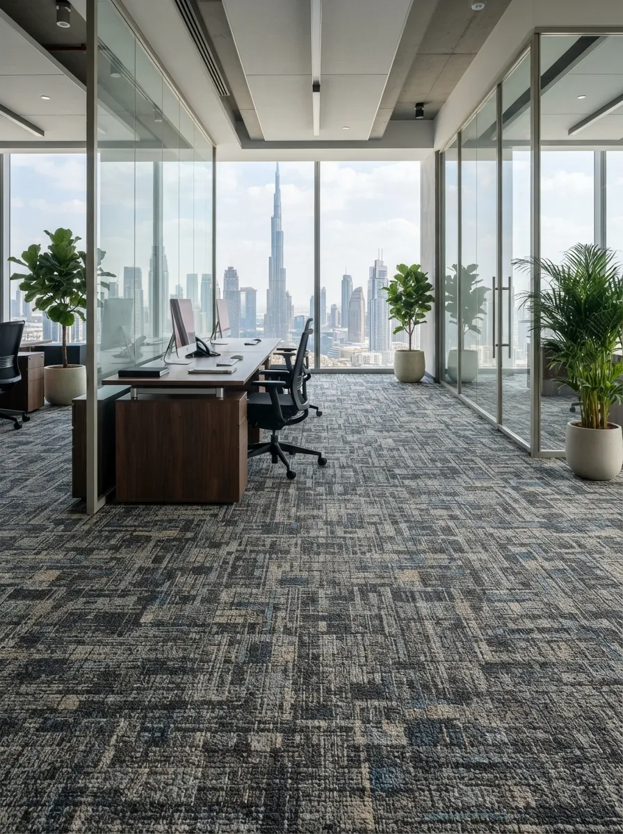 Pixel Olefin Office Carpet