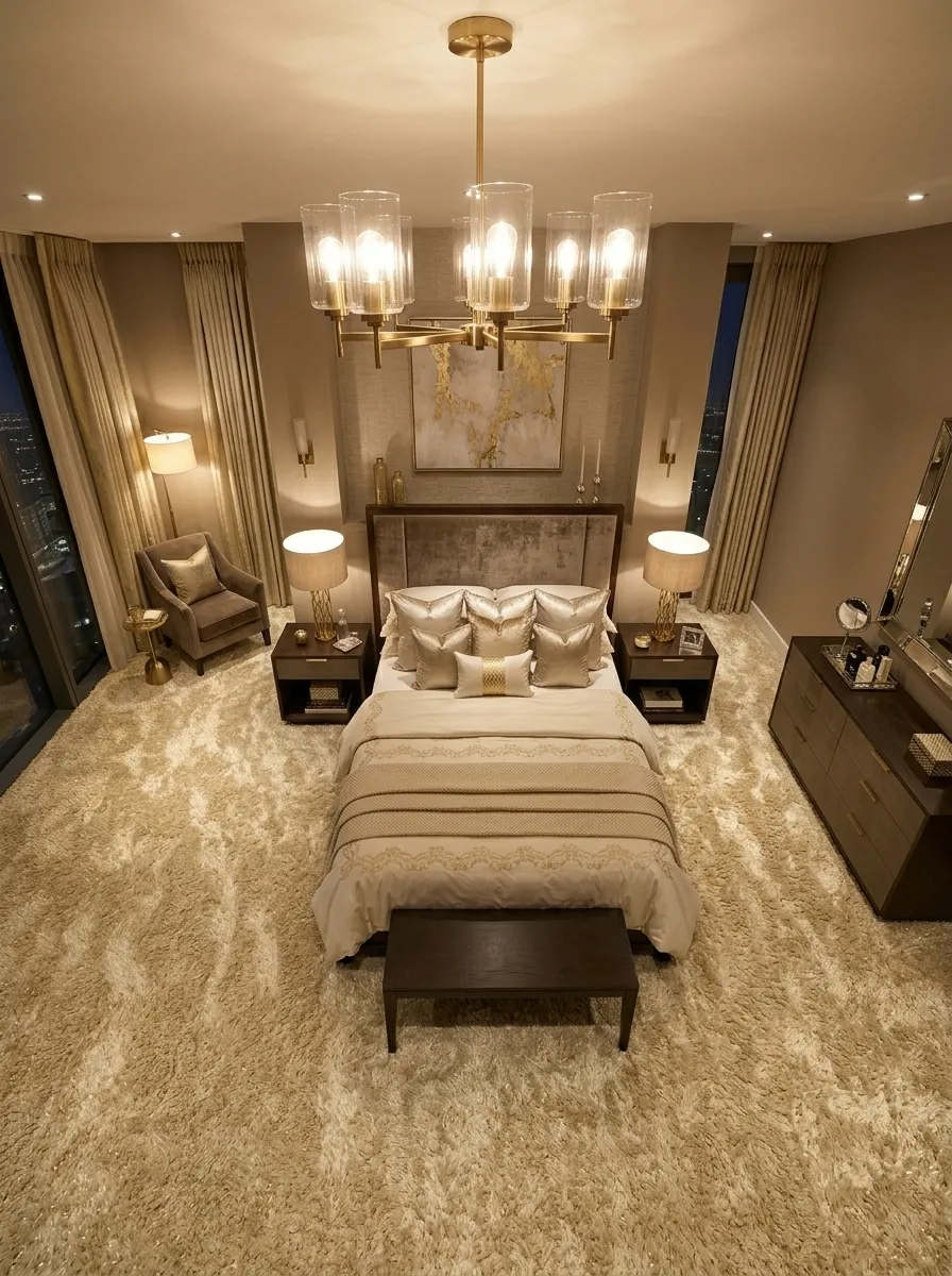 Golden Touch Bedroom Carpet