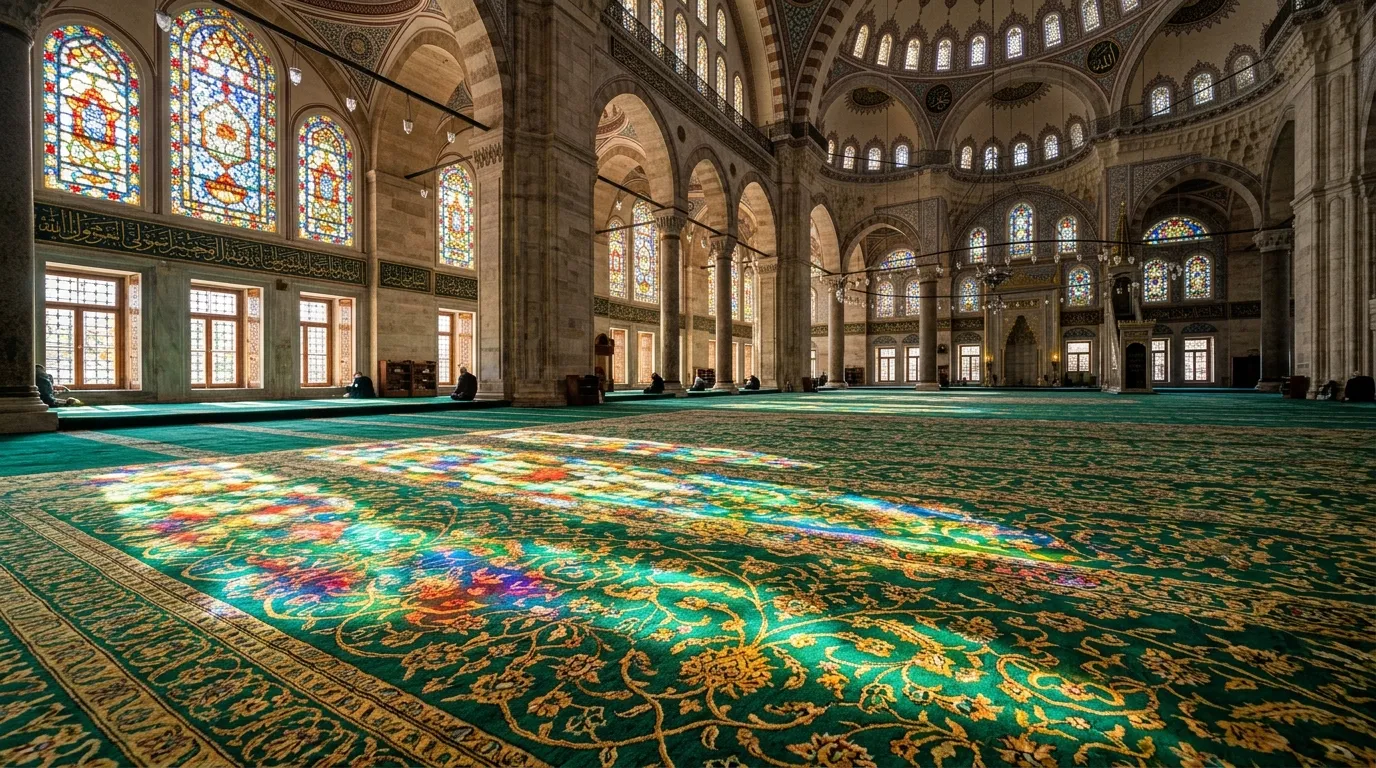 Lively Design Mosque Carpet